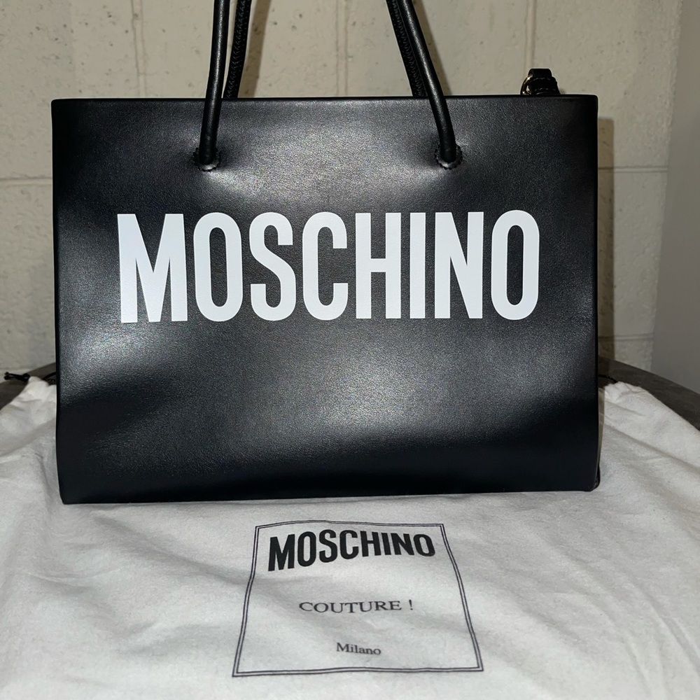 Brand new Moschino logo bag.